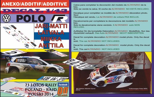 Anexo decal volkswagen - decal, 1/43