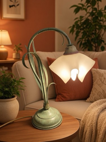 Lampe table art nouveau - de,
