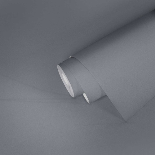 Papier peint uni gris - uni,