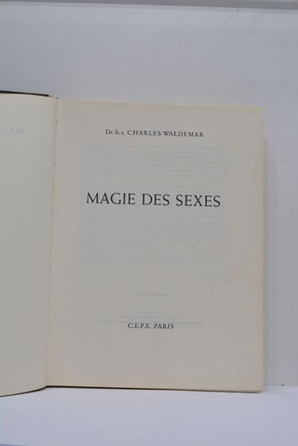 Livre ancien waldemar magie - waldemar, et