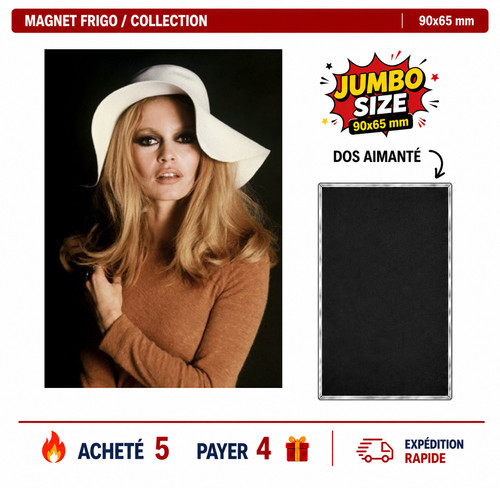 Magnet frigo brigitte - magnet, bardot