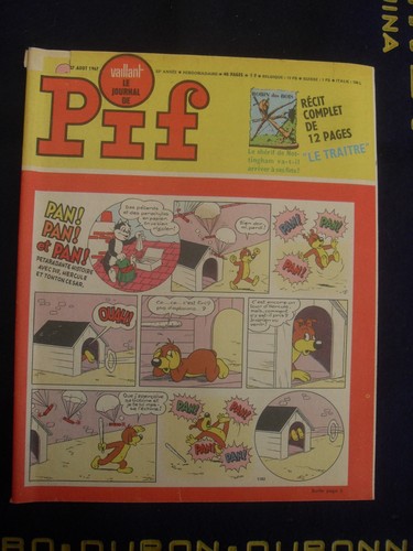Journal pif vaillant bd - le,