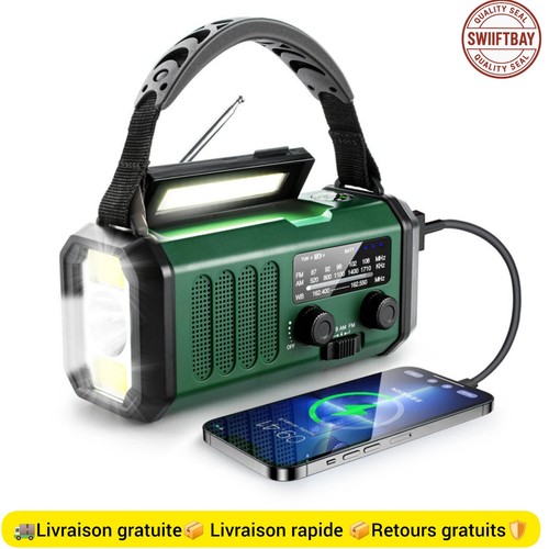 Radio survie manivelle - radio, de