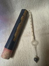 Densimètre ancien en verre