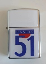 RARE Briquet à essence PASTIS
