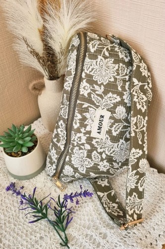Sac banane femme amour khaki - sac,