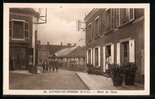 Old postcard Authon-du-Perche, Hôtel du Coeur 