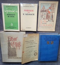 Lot books Alsace Lorraine geopolitics propaganda 14-18 39-45 Vizetelly (EAS)