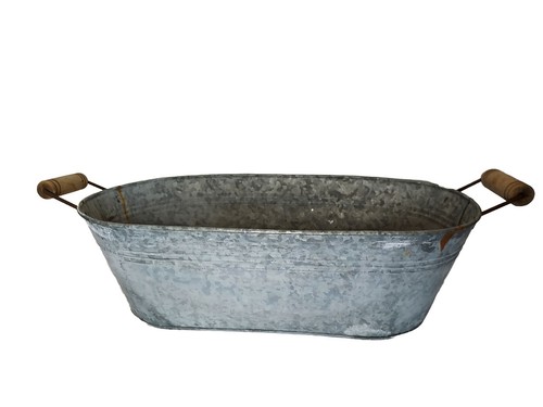 Bassine zinc avec des - en, anses