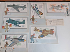 tintin  chromos   voir et savoir  aviation série 6