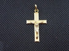 Pendentif croix Or jaune