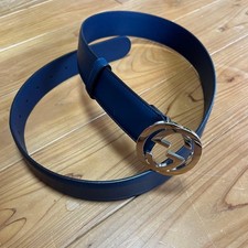 Ceinture en cuir GUCCI bleu