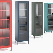 Armoire de vitrine armoire de salon vitrine bibliothèque armoire métal...