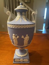 Wedgewood Urn with Lid - 10 1/2"