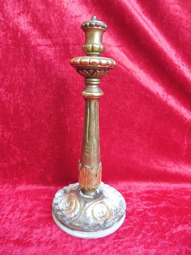 Beau bougeoir bois antique - beau, en