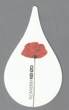 Carte Publicitaire - advertising card - Flower by Kenzo