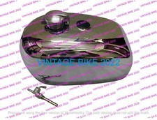 BSA B25 B40 44 C15 VICTOR ENDURA TRIAL CHROME RÉSERVOIR CARBURANT + BOUCHON R...