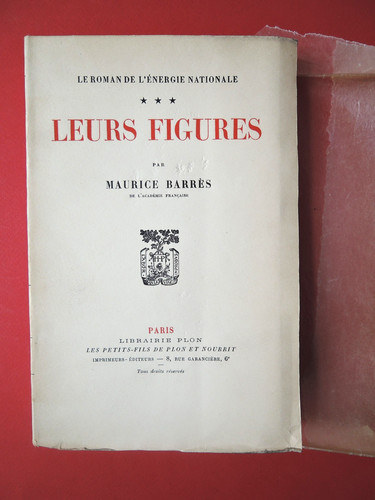 Maurice barrès leurs - barrès,