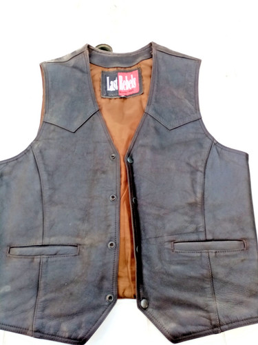 Gilet cuir buffle - gilet,