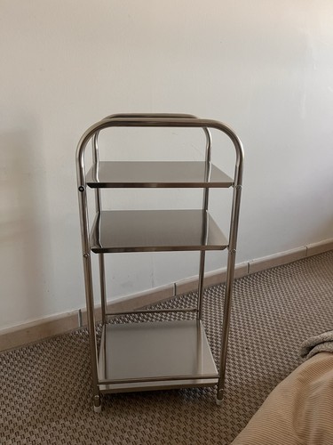 étagère chromée table de - table,