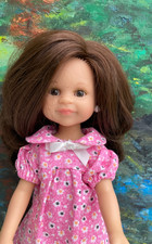 robe en tissu rose pour