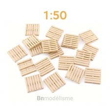 Lot 20 Palettes CARREES, 1/50