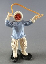 Timpo - Eskimos - The 2 Raised Arms Sky Blue (Beige Harpoon) Straight Legs White