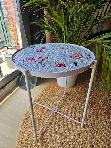 Table ronde mosaïque - mosaïque,