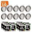 Lot de 10 spot led encastrable