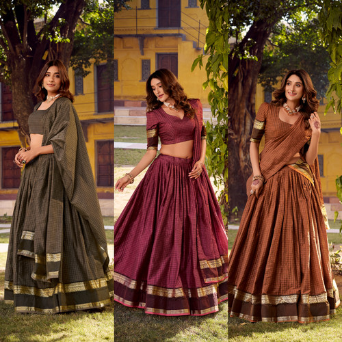 Chettinad coton sari avec - chettinad,