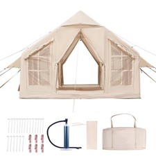 Tente de Camping Gonflable de Glamping pour 4 à 6 Personnes avec Pompe