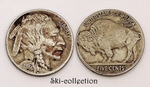 Five cents 1916 - five, buffalo