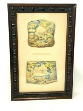 Study of Tapestry & Watercolor & Aubusson? & Painting & Framing XIX -th 