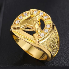 BAGUE CHEVALIERE tête cheval