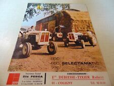 carton publicitaire tracteur