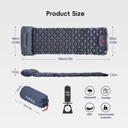 Matelas camping gonflable auto - matelas,