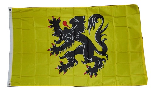 Flanders flag 3x5 foot flemish - flanders,