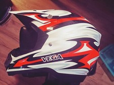 Vega Viper Motocross Offroad Dirt Bike Skull Helmet ECE R 22.05 1500g+50