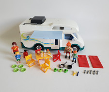 Playmobil 6671 Camping-car familial incomplet + 4 personnages + accessoires TBE