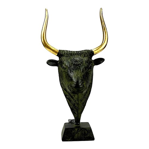 Tête taureau minotaure - tête, de