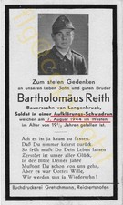 STERBEBILD SOLDAT  ALLEMAND