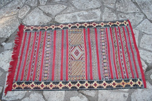 Ancien tapis berbère - , kilim