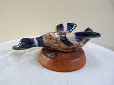 Porte-pipe Canard en faience