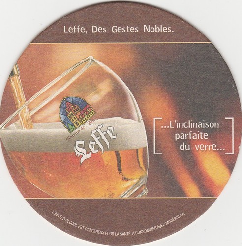 Sous bock biere leffe - bock,