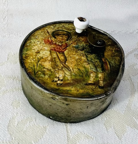 Lithography child music box - lithography,