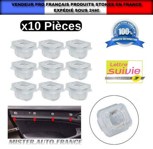 10x clips fixation garniture - clips,
