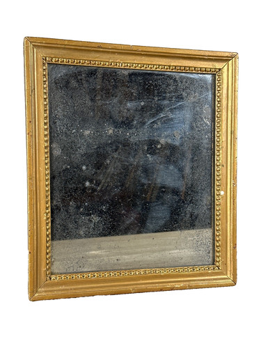 Miroir ancien bois doré louis - doré,