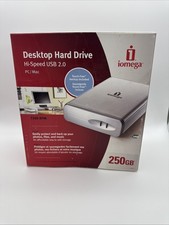iomega SILVER DESKTOP 250GB USB 2.0 3.5" External Hard Drive 33215 | SB1