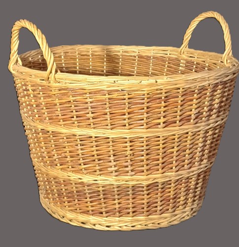 Panier osier tressé ø37cm - panier, en
