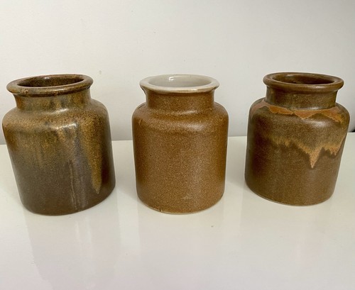 Lot ancien pot de - 3,